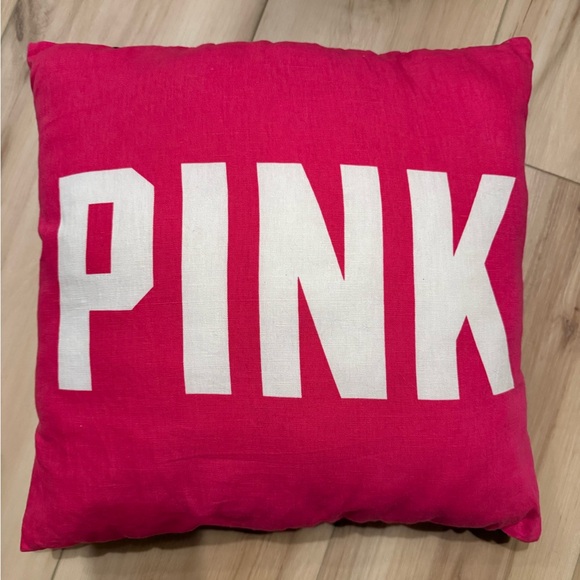 Victoria’s Secret PINK throw pillow reversible floral excellent condition